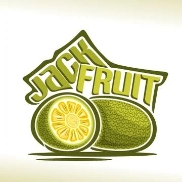 Vector logo for Jackfruit Stock Illustration