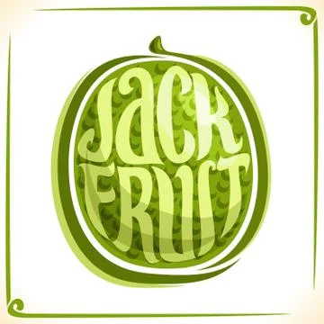 Vector logo for Jackfruit Stock Illustration
