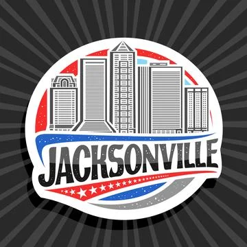 Vector logo for Jacksonville Stock Illustration