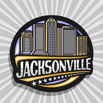 Vector logo for Jacksonville Stock Illustration