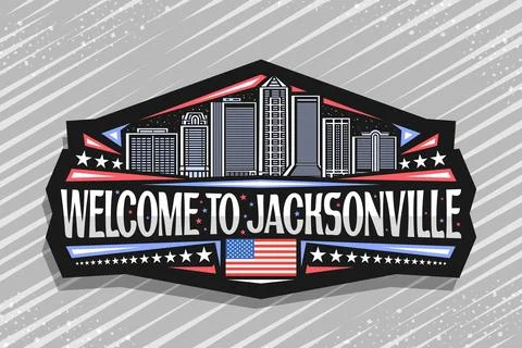 Vector logo for Jacksonville Stock Illustration