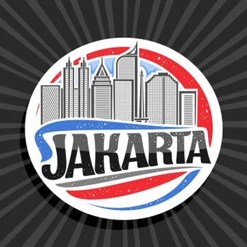 Vector logo for Jakarta Stockillustratie