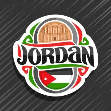 Vector logo for Jordan Stock Illustration