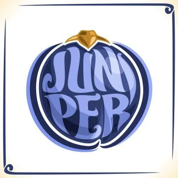 Vector logo for Juniper Stock Illustration