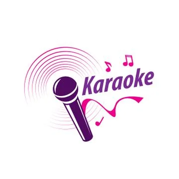 Vector logo karaoke Stock Illustration