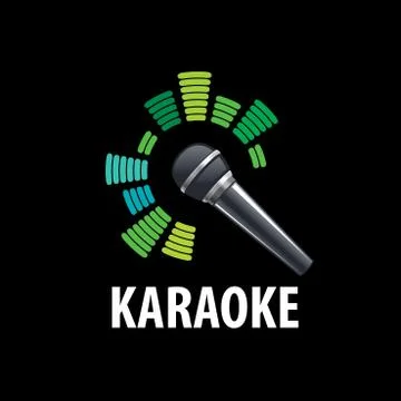 Vector logo karaoke Stock Illustration