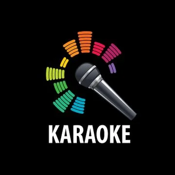 Vector logo karaoke Stock Illustration