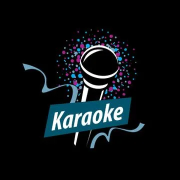 Vector logo karaoke Stock Illustration
