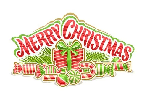Vector logo for Kids Christmas Stock Illustration