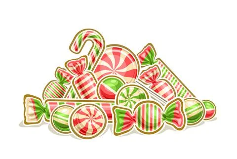 Vector logo for Kids Christmas Ilustración de archivo