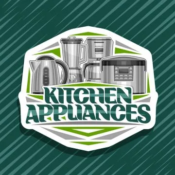 Vector logo for Kitchen Appliances Stock Illustration