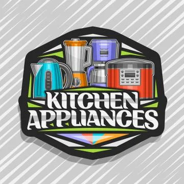 Vector logo for Kitchen Appliances Stock Illustration