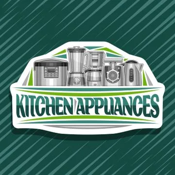 Vector logo for Kitchen Appliances Stock Illustration
