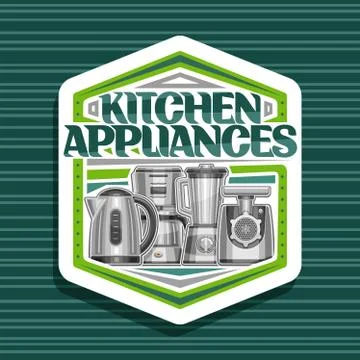 Vector logo for Kitchen Appliances Stock Illustration