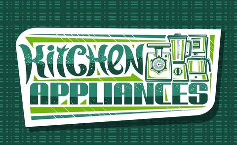 Vector logo for Kitchen Appliances Stock Illustration