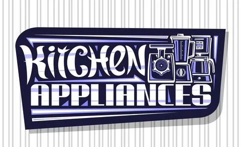 Vector logo for Kitchen Appliances Stock Illustration