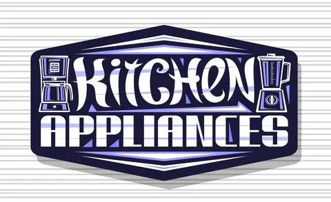Vector logo for Kitchen Appliances Stock Illustration