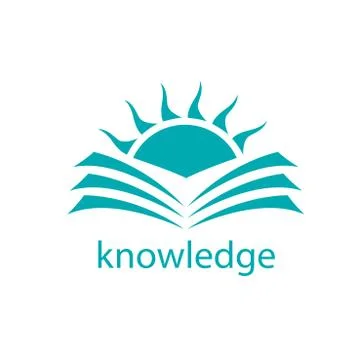 Vector logo knowledge Stock Illustration