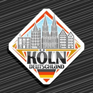 Vector logo for Koln Stock Illustration