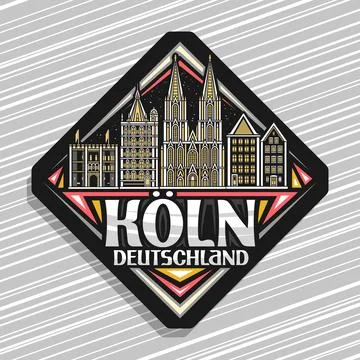 Vector logo for Koln Stock Illustration
