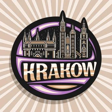 Vector logo for Krakow Stock Illustration