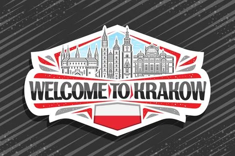 Vector logo for Krakow Stock Illustration