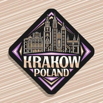 Vector logo for Krakow Stock Illustration
