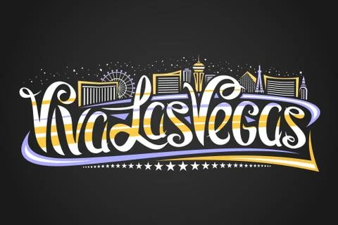 Vector logo for Las Vegas Ilustração Stock