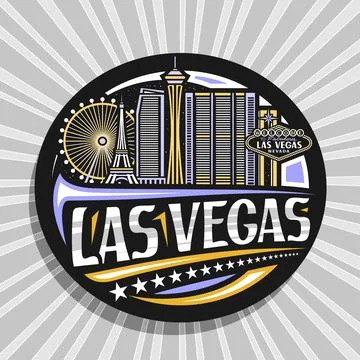 Vector logo for Las Vegas Stock Illustration