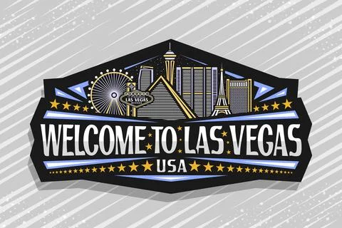 Vector logo for Las Vegas Stock Illustration