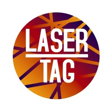 Vector logo for laser tag and airsoft Stock Illustration