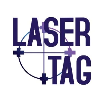 Vector logo for laser tag and airsoft Stock Illustration