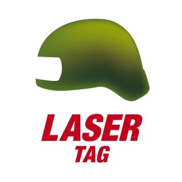 Vector logo for laser tag and airsoft Stock Illustration