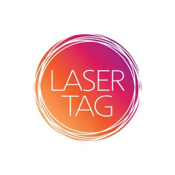 Vector logo for laser tag and airsoft Stock Illustration