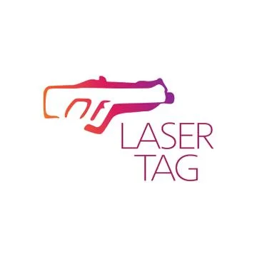 Vector logo for laser tag and airsoft Stock Illustration