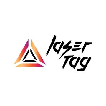 Vector logo for laser tag and airsoft Illustrazione stock