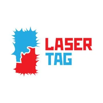 Vector logo for laser tag and airsoft Stock Illustration