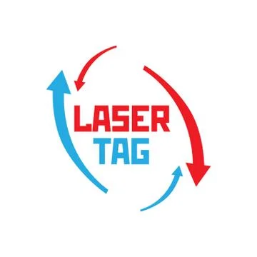 Vector logo for laser tag and airsoft Stock Illustration