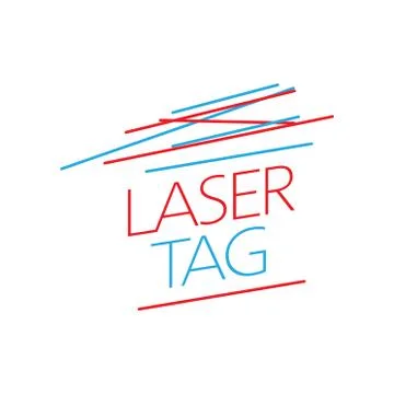 Vector logo for laser tag and airsoft Illustrazione stock