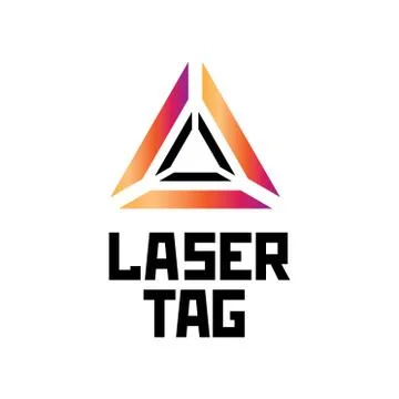 Vector logo for laser tag and airsoft Stock Illustration