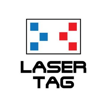 Vector logo for laser tag and airsoft Stock Illustration