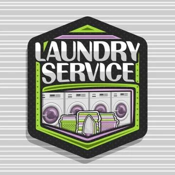 Vector logo for Laundry Service Stock Illustration