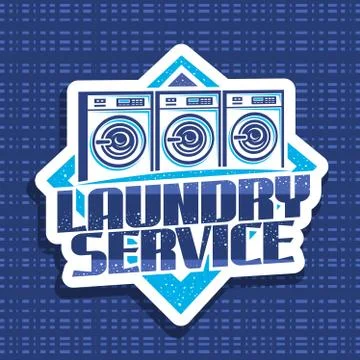 Vector logo for Laundry Service Stock Illustration