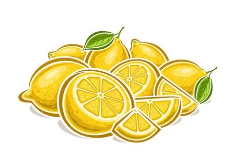 Vector logo for Lemons Stock Illustration