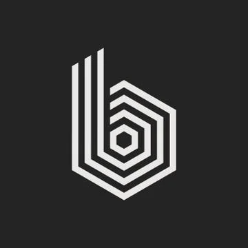 Vector Logo Letter B イラスト素材