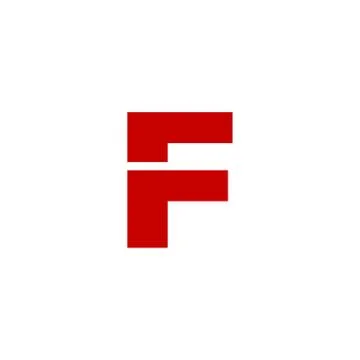 Vector Logo Letter F Stock Illustration