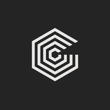 Vector Logo Letter G Stock Illustration