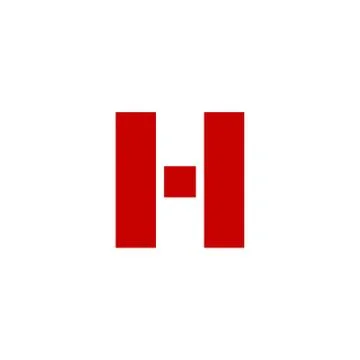 Vector Logo Letter H Stock Illustration