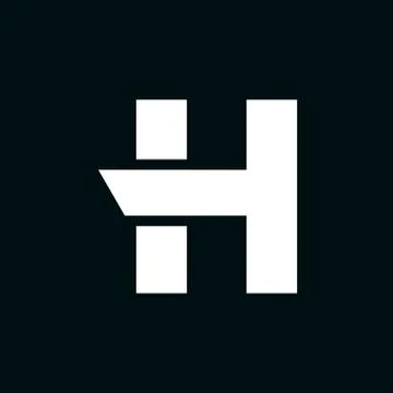 Vector Logo Letter H Wing Stock Illustration