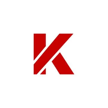 Vector Logo Letter K Stock Illustration
